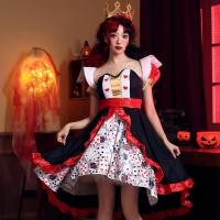 ราคา ชุดคอสเพลย์ The Red Queen จากเรื่อง Alice ใน wonderland ทำจากผ้าโพลีเอสเตอร์สำหรับผู้หญิง พร้อมใช้งานในงานHALOWEEN และการแสดง (40724640771)