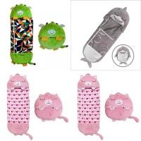 ราคา ผ้าฟลีซสัตว์พิมพ์ถุงนอนกระสอบซองจดหมายสไตล์ผ้าฝ้ายเรียงรายฤดูหนาวสวมใส่สําหรับเด็กใหญ่ (40224989184)