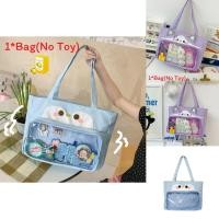 ราคา ถุงเป้สะพายข้างพิมพ์ลายแมวペンギンและสุนัข สำหรับผู้หญิง ความจุมาก มีซองใส่โทรศัพท์ภายใน (40524640716)