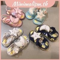 ราคา Melissa Mini Girls Sandals Luminous Moon Star Jelly Shoes Summer Kids Fashion (24082894117)