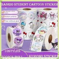 ราคา youngtime สติ๊กเกอร์ Sanrio Hello Kitty Kuromi 500 ชิ้น ม้วน สติ๊กเกอร์ปิดผนึกลายการ์ตูนสำหรับเด็ก สติ๊กเกอร์ตกแต่งของขวัญนักเรียน youngtime (41952728665)