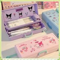 ราคา กล่องเครื่องเขียนการ์ตูน Sanrio สไตล์ Kuromira กล่องดินสอ กล่องเครื่องเขียน 2 ชั้น นุ่ม พกพาสะดวก ทนทาน กระเป๋าเครื่องเขียนสำหรับนักเรียนและเด็ก อุปกรณ์เครื่องเขียน youngtime (43174822811)