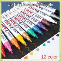 ราคา youngtime ปากกามาร์กเกอร์สียางสีขาวกันน้ำแบบถาวร 12 สี สำหรับทาสีดอกยางรถยนต์ ปากกาไฮไลท์สำหรับทาสียางรถยนต์ที่เป็นมิตรกับสิ่งแวดล้อม youngtime (41460698814)