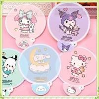 ราคา youngtime Sanrio Cartoon Kuromi พัดพกพาพับได้ Kawaii Cinnamoroll พัดทรงกลม Hello Kitty สีชมพู พัดเย็นสบายสำหรับเด็กผู้หญิง พร้อมกระเป๋าเก็บของ youngtime (40564112840)
