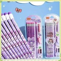 ราคา youngtime Sanrio Kuromi HB 2B Pencils 11 Pencils Kuromi Student Supplies HB Writing Pen Eraser Pencil Sharpener Pencil Stationery Gifts youngtime (40464010386)