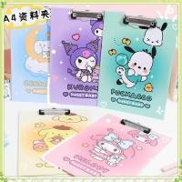 ราคา youngtime Sanrio Hello Kitty กระดานคลิปบอร์ดขนาด A4 แฟ้ม Kuromi Melody กระดานคลิปบอร์ด แฟ้มอนิเมะ กระดาษทดสอบ สมุดเขียนแบบแข็ง ของขวัญเครื่องเขียนนักเรียน youngtime (27040156497)