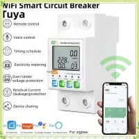 ราคา youngtime Tuya Wifi Smart Circuit Breaker 2p63a Din Rail สำหรับสมาร์ทโฮม รีโมตคอนโทรลไร้สาย สวิตช์ Wifi ตัวป้องกันมิเตอร์วัดแรงดันไฟฟ้าและกระแสไฟฟ้า youngtime (25092325487)