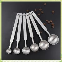 ราคา youngtime 1 25 2 5 5 7 5 10 15ml ที่ตักกาแฟผงช้อนช้อนผสมข้นสแตนเลสช้อนโต๊ะช้อนตวงสำหรับห้องครัวคาเฟ่ทำ youngtime (24322875200)