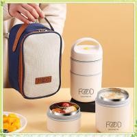 ราคา youngtime กล่องข้าวเก็บความร้อนสูญญากาศสแตนเลส 304 กระเป๋าใส่ข้าวกลางวันแบบมีฉนวน ถ้วยซุป ภาชนะเก็บความร้อน กล่องเบนโตะ youngtime (41553919849)