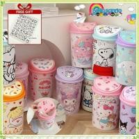 ราคา youngtime ของขวัญ ถังขยะ Sanrio ห้องนั่งเล่น Hello Kitty My Melody ฝาโต๊ะ ตะกร้ากระดาษ การ์ตูน อนิเมะ ของตกแต่งห้องนอน youngtime (41063979076)