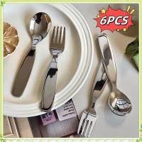 ราคา youngtime ชุดช้อนส้อมสแตนเลส 6 ชิ้น ช้อนกินข้าวเด็ก ชุดช้อนส้อม ช้อนส้อมทานอาหาร ป้องกันการตก ช้อนส้อมทานอาหารเสริม youngtime (40610694776)