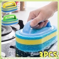 ราคา youngtime แปรงทำความสะอาดห้องครัว 3 ชิ้น พร้อมฟองน้ำด้ามจับ แผ่นขัดหนา แปรงทำความสะอาดผนังห้องน้ำ youngtime (25596171428)