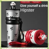 ราคา youngtime แก้วน้ำแบบมีหลอดดูดลายการ์ตูนต้นฉบับ ขนาด 700 มล แก้วกาแฟสแตนเลส 316 พร้อมภาชนะด้านใน แก้วน้ำเก็บความเย็นลายแพนด้า เด็กผู้หญิง youngtime (25186970557)