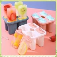 ราคา youngtime 4 เซลล์ซิลิโคนไอศกรีมแม่พิมพ์ไอติมพร้อมที่จับแม่พิมพ์ไอศกรีมฤดูร้อนเด็กเครื่องทำไอศกรีมถาดน้ำแข็งแม่พิมพ์ youngtime (24469675397)