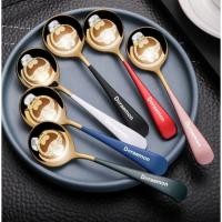 ราคา ช้อนสแตนเลส เกรด 304 ลายการ์ตูนโดราเอมอนน่ารัก สไตล์ตะวันตก สําหรับทําอาหาร (4968423866)