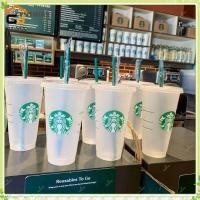 ราคา youngtime แก้วเก็บความเย็นเปลี่ยนสี Starbucks แบบใช้ซ้ำได้ แก้วพลาสติกพร้อมฝาปิด แก้วพลาสติกแบบใช้ซ้ำได้ 24 ออนซ์ คอลเลคชั่นฤดูร้อน cynt youngtime (49250229795)