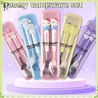 ราคา youngtime ชุดจานชามเด็กลายการ์ตูน Sanrio Hello Kitty สองชิ้น รวมช้อน ส้อม ทนทาน หนา ปลอดสารพิษ ของขวัญเด็ก จานชามประจำวัน youngtime (44273605596)