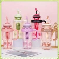 ราคา youngtime ขวดน้ำ 1300 มล ความจุขนาดใหญ่ แก้วน้ำแบบมีหลอดสำหรับเล่นกีฬา แก้วน้ำพกพาสำหรับออกกำลังกาย แก้วพลาสติก Big Mac พร้อมหลอด youngtime (42214094413)