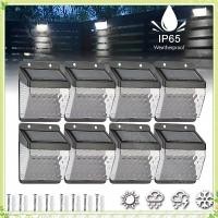 ราคา youngtime ไฟโซล่าเซลล์สำหรับตกแต่งรั้วสวน กันน้ำ 4 ชิ้น โคมไฟติดผนังสำหรับลานบ้าน ถนน ลานบ้าน ระเบียง youngtime (25239533256)