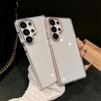 ราคา SAMSUNG สําหรับSamsung Galaxy S23 S24 S25 Plus Ultra S23Plus S24Plus S25Plus S25Ultra S24Ultra S23Ultra 5Gเคสโทรศัพท์อะคริลิคใสกันกระแทกปลอกประณีตฝาครอบป้องกัน (28092003817)