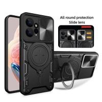 ราคา เคสโทรศัพท์มือถือแบบนิ่ม กันกระแทก พร้อมแหวนขาตั้ง แฟชั่น สําหรับ Xiaomi Redmi Note12 Note 12 Pro 12Pro Plus 4G 5G case เคส (21189457132)