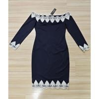 ราคา ส่งต่อ ป้ายห้อย เดรสสีกรมปาดไหล่ FASHION mia ไซส์ XL อก 28 เอว 31 สะโพก 40 ยาว 36 (51050931750)