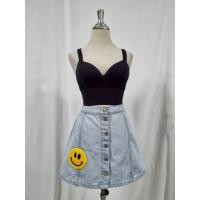 ราคา กระโปรงยีนส์ H M เอว 29 สะโพก 40 ยาว 15 5 มีรอยเปื้อนตามรูป (40957105432)