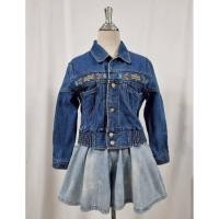 ราคา เสื้อแจ็คเก็ตยีนส์แขนยาว ปักลายดอกไม้ อก 34 ยาว 19 (40815755185)