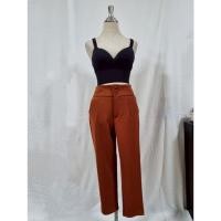 ราคา ส่งต่อมือ1 กางเกงทำงานขายาว สีน้ำตาล ป้าย CHER เอว 30 สะโพก 36 ยาว 34 (40707081572)