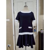 ราคา เดรสทำงานสีกรม อก 36 เอว 38 สะโพก 40 ยาว 32 (42652071621)