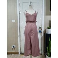 ราคา จั๊มสูทกางเกงขายาว โชว์หลัง สีกะปิ อก 34 เอว 32 ผูกหลัง สะโพก 38 ยาว 45 สายมีด้ายรัน (27323125562)