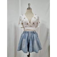 ราคา เสื้อสีขาวปักลายดอกไม้ ป้าย HEAHA SHOP อก 34 ยาว 13 ผูกหลัง (44209463094)