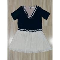 ราคา เดรสทูโทน สีกรม ขาว Anna Su Shop อก เอว 36 สะโพก 38 ยาว 33 (41423422203)