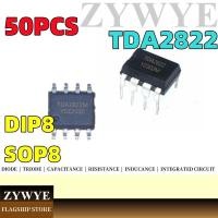 ราคา 50pcs TDA2822 ชิป TDA2822M IC 2822 2822D TDA2822G TDA2822L เครื่องขยายเสียง In Line DIP Patch SOP (26756210493)