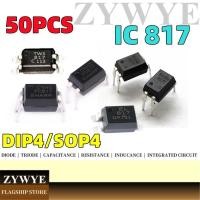 ราคา 50pcs LTV817 PC817 EL817 PC817C EL817C 817C EL871A BC เกียร์ Optocoupler Patch SOP In Line DIP 4 (26006378710)