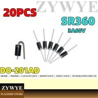 ราคา 20pcs SR360 Shoteki ไดโอด Universal MBR360 SB360 MUR360 ไดโอด 3A60V ไดโอด (28256711160)