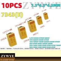 ราคา 10PCS SMD Tantalum Capacitor 7343 E ประเภท 25V 16V 10V 6 3V 35V 50V 1UF 10uF 2 2UF 22UF 3 3UF 33UF 4 7 475 1206 100UF 106 สีเหลืองถุงน้ําดี 227A 106 9 3A 106 106 (43460085236)