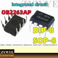 ราคา ยี่ห้อใหม่ OB2263 DIP 8 OB2263AP LCD Power Management IC In Line DIP 8 Pins 0B2263 (26756210559)