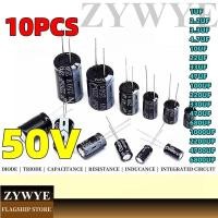ราคา 10pcs 50V Capacitor 1UF 2 2UF 3 3 UF 4 7 UF 10UF 22UF 33UF 47UF 100UF 220UF 330UF 470UF 680UF 1000UF 2200UF 4700UF 680UF 16V Electrolytic Capacitor (25384387579)
