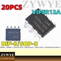 ราคา 20pcs VIPER12A VIPer12AS ยี่ห้อใหม่เตาแม่เหล็กไฟฟ้า Switching Power Chip In Line DIP8 Patch SOP8 ชิป (26956785335)