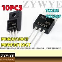 ราคา 10 ชิ้น MBR30150CT B30150G MBRF30150CT Shoteki 30A150V In Line TO 220F TO220 (29256204605)
