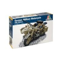 ราคา พลาสติก โมเดล ประกอบ ITALERI สเกล 1 9 German Military Motorcycle with side car 7403 (23020925444)