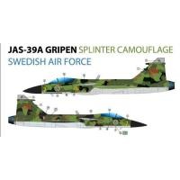 ราคา รูปลอกน้ำ DECAL VEHA สเกล 1 72 JAS 39A GRIPEN SPLINTER CAMOUFLAGE SWEDISH AIR FORCE (17319601468)