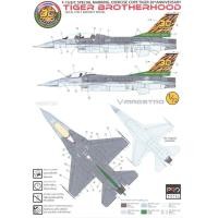 ราคา รูปลอกน้ำ DECAL VEHA สเกล 1 72 RTAF RSAF F 16 B C EXERCISE COPE TIGER 30TH ANNIVERSARY TIGER BROTHERHOOD (43212674219)