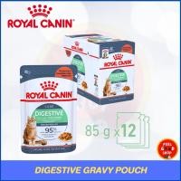 ราคา ยกกล่อง แมว Royal canin Digestive Gravy Cat Pouch exp 04 27 (44005165397)