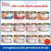 ราคา 12 กระป๋อง เฟลินา คานิโน อาหารเปียกกระป๋อง สำหรับสุนัข ขนาด 85 กรัม (42856977311)