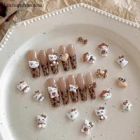 ราคา fashionbanana 5 ชิ้นการ์ตูนเสือดาว Hello Kitty Nail Art Charms เครื่องรางเล็บ Hello Kitty 3D สําหรับเล็บ DIY สต็อกใหม่ (57250907983)