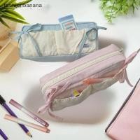 ราคา แฟชั่นกล้วย Cloud Toast Butterfly Knot กล่องดินสอความจุขนาดใหญ่กระเป๋าเครื่องสําอางนักเรียนประถมกระเป๋าเก็บเครื่องเขียนสต็อกใหม่ (57150976246)
