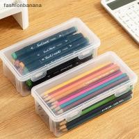 ราคา แฟชั่นกล้วย กล่องดินสอพลาสติกใสความจุขนาดใหญ่กล่องเครื่องมือกล่องเก็บแต่งหน้า 1พีซี สต็อกใหม่ (46251032762)