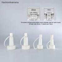 ราคา แฟชั่นกล้วย 5 ชิ้นสีใส สีชา 13 มม 20 มม ปลายสีขาว Spout Cap Ampoule เซรั่มฝาปิด Flared Shape Top ปิดผนึกหมวก Penicillin ขวด Dropper Splitter Caps สต็อกใหม่ (43726155235)